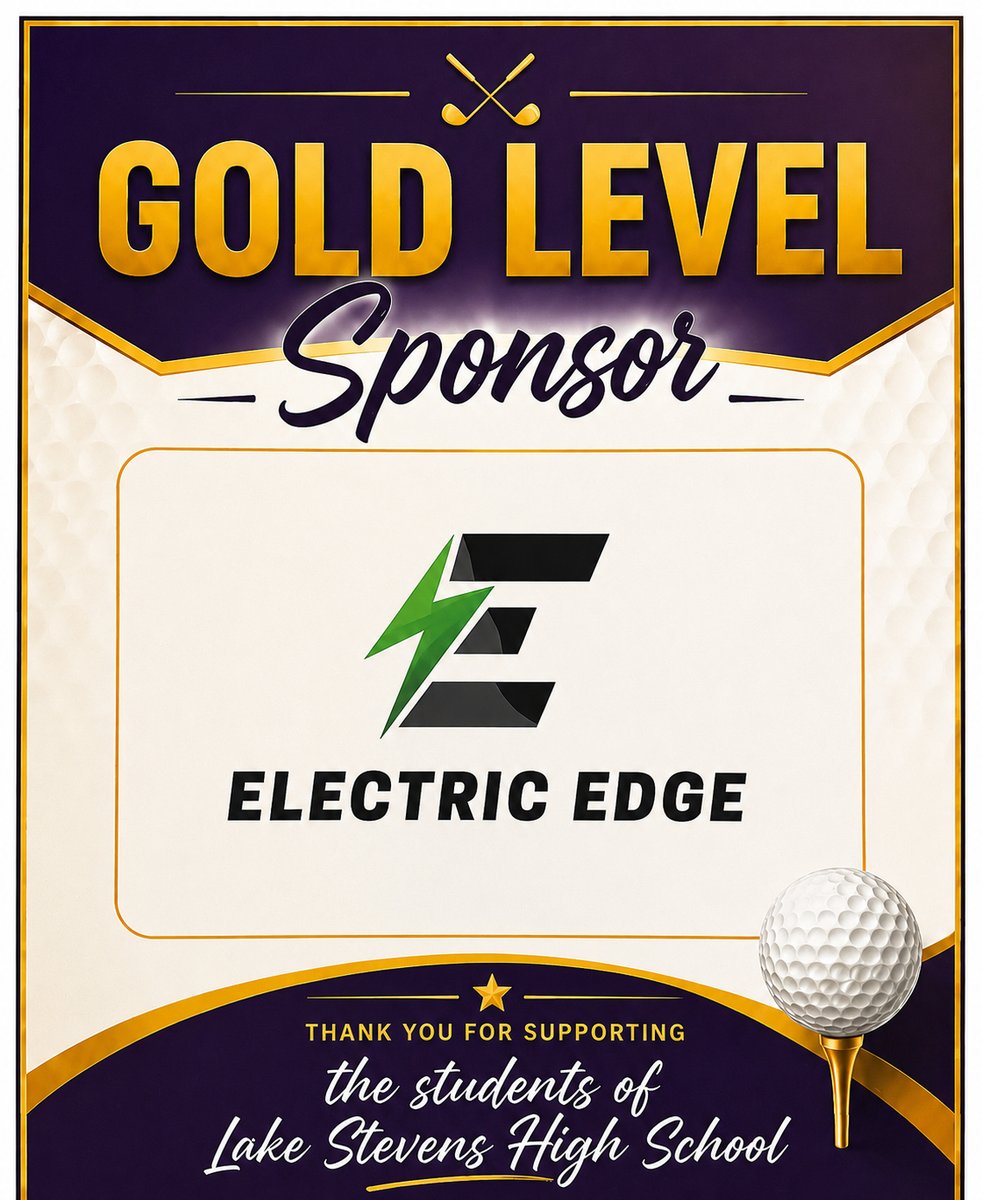 Electric Edge at the Lake Stevens Purple & Gold Golf Tournament